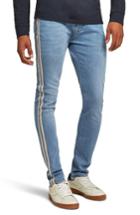 Men's Topman Tape Stretch Skinny Fit Jeans X 30 - Blue