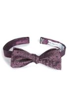 Men's Calibrate Dot Silk Bow Tie, Size - Pink