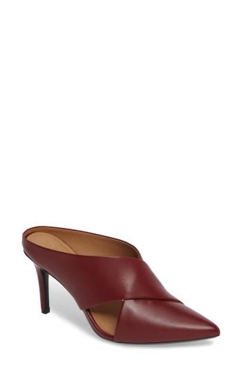Women's Calvin Klein Gilliana Cross Strap Mule M - Red