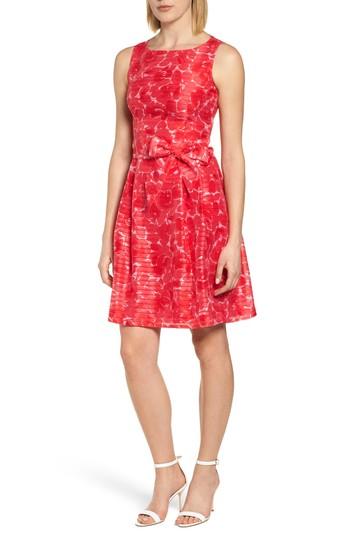 Women's Anne Klein New York Rosewater Shadow Fit & Flare Dress