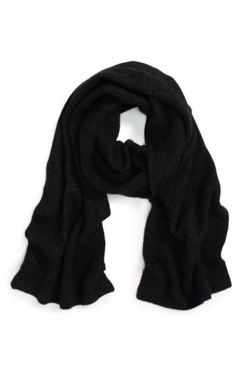 Men's Calibrate Wool & Cashmere Scarf, Size - Black