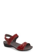 Women's Romika 'tahiti 03' Quarter Strap Sandal -9.5us / 40eu - Red