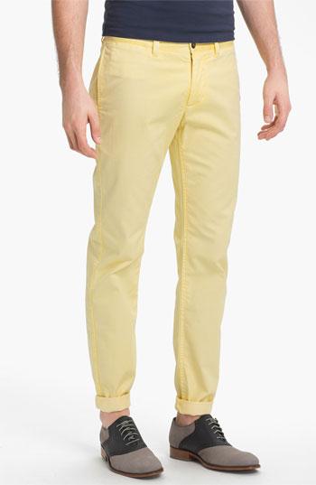 Jack Spade 'dixon' Slim Fit Chinos Banana Yellow