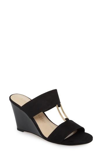 Women's Athena Alexander Ellis Wedge Sandal M - Black