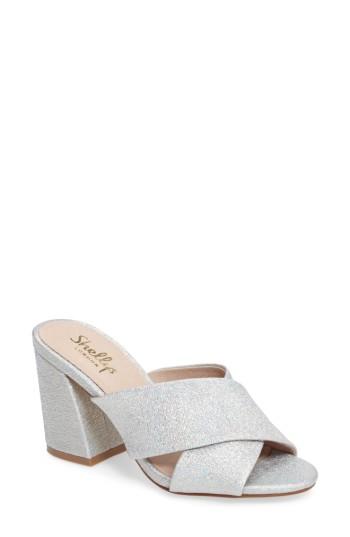 Women's Shellys London Dani Block Heel Sandal Eu - Metallic