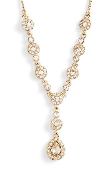 Women's Givenchy Pave Crystal Y-necklace