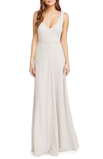 Women's Show Me Your Mumu Jen Maxi Gown, Size - Beige