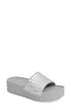 Women's Ash As-scream Slide Sandal Eu - Metallic