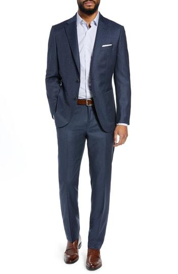 Men's Boss Hunter/goswin Trim Fit Solid Wool Suit