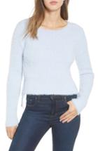 Women's Ten Sixty Sherman Fuzzy Side Tie Sweater - Blue