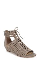 Women's Sam Edelman Daleece Lace-up Sandal M - Grey