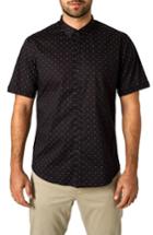 Men's 7 Diamonds Casual Fiasco Trim Fit Sport Shirt - Black