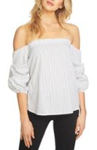 Women's 1.state Off The Shoulder Stretch Cotton Blouse