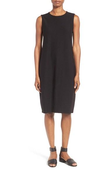 Women's Eileen Fisher Stretch Crepe Sheath Dress