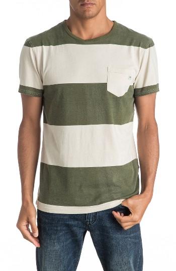 Men's Quiksilver Maxed Out Pocket T-shirt, Size - Green