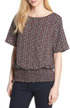 Women's Michael Michael Kors Pop Deco Tulip Kimono Sleeve Top - Black