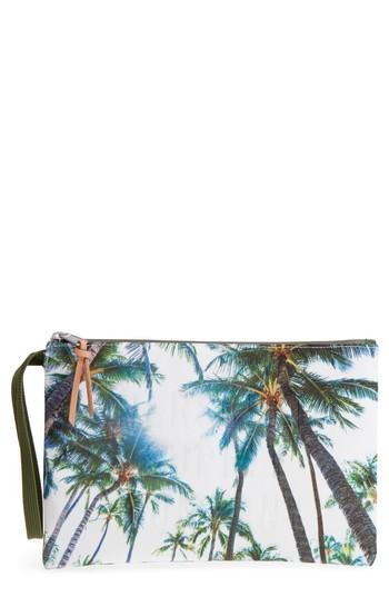 Herschel Supply Co. Mirage Network Large Pouch - Green