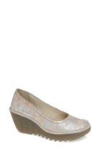 Women's Fly London Yoni Wedge Pump .5-6us / 36eu - Pink