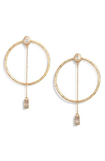 Women's Kate Spade New York Elegant Edge Stone Hoop Earrings