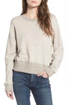 Women's James Perse H Terry Sweatshirt, Size 1 - Beige