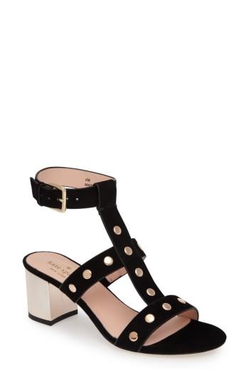 Women's Kate Spade New York Welby T-strap Sandal M - Black