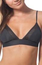 Women's Rip Curl Designer Surf Triangle Bikini Top - Black