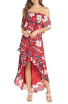 Women's Bb Dakota Taylore Convertible Strap Maxi Dress - Red
