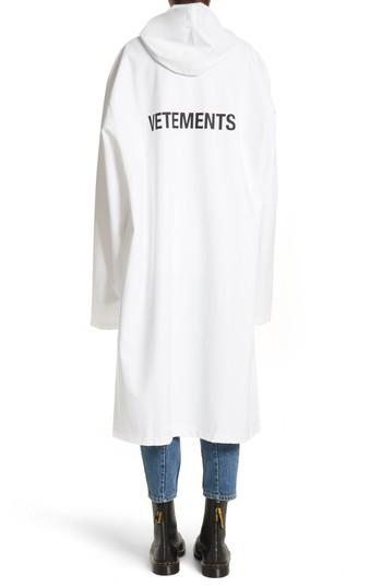 Women's Vetements Logo Raincoat