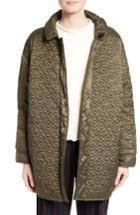 Women's See By Chloe Quilted Coat Us / 34 It - Green