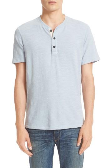 Men's Rag & Bone Standard Issue Henley - White