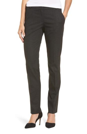 Women's Brax Straight Leg Trousers - Grey