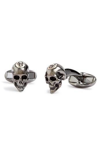 Men's Paul Smith 8-ball Skull Cuff Links
