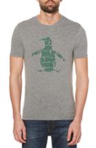 Men's Original Penguin Christmas Tree Pete T-shirt - Grey