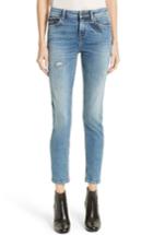 Women's The Kooples Blue Billy Crop Skinny Jeans - Blue