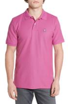 Men's Psycho Bunny Classic Logo Applique Polo (s) - Pink