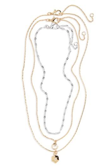 Women's Bp. 3-pack Pendant Necklaces