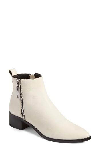 Women's Dolce Vita Marra Double Zip Bootie .5 M - White