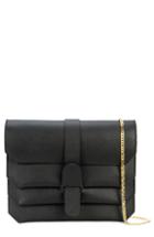Senreve Textured Leather Crossbody Bag - Black