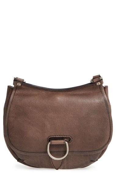 Frye 'amy' Leather Crossbody Bag - Grey