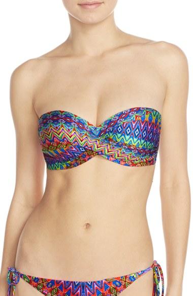 Women's Luli Fama Underwire Bandeau Bikini Top