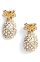 Women's Kate Spade New York By The Pool Pave Pineapple Stud Earrings