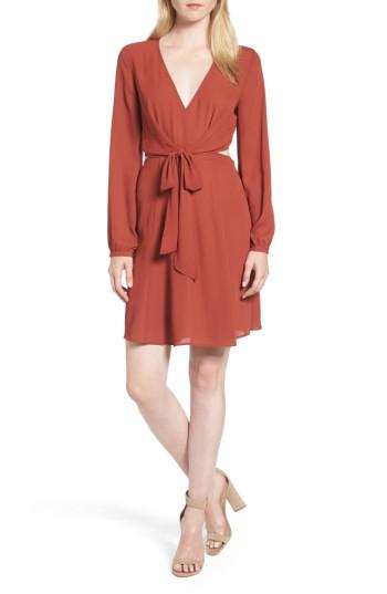 Women's Trouve Cutout A-line Dress - Metallic