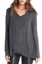 Women's Michael Stars V-neck Swing Top - Grey