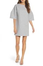 Women's French Connection Marian Ottoman Bell Sleeve Dress - Grey