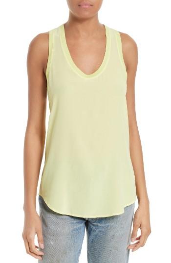 Women's Equipment Mel Silk Tank - Yellow