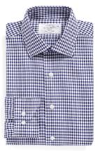 Men's Lorenzo Uomo Trim Fit Check Dress Shirt 32 - Blue