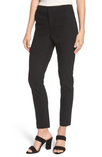 Women's Chaus Straight Leg Stretch Twill Pants - Black