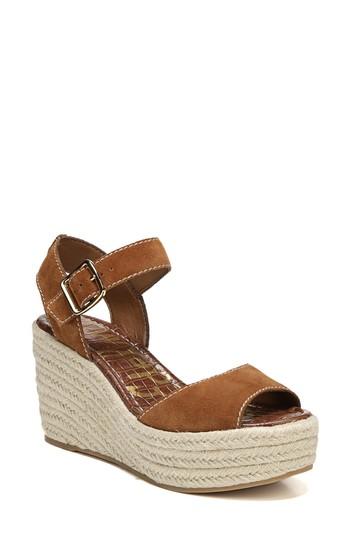 Women's Sam Edelman Dimitree Wedge M - Brown