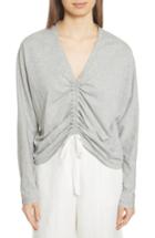 Women's Robert Rodriguez Ruched Front Tee - Grey