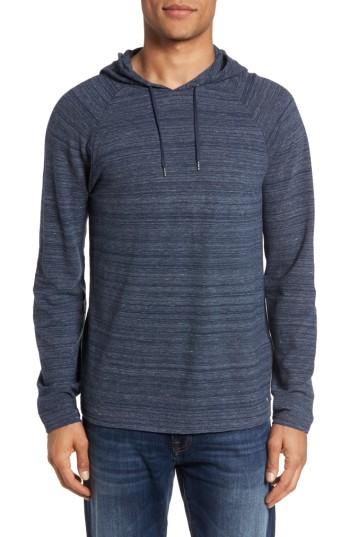 Men's John Varvatos Star Usa Striated Knit Hoodie - Blue